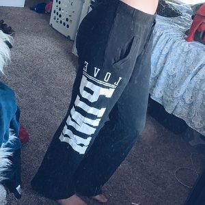 Victoria’s Secret Pink Sweats (black)